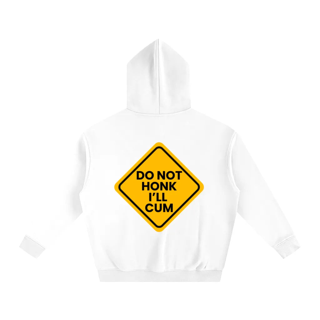 Do Not Honk Hoodie - White